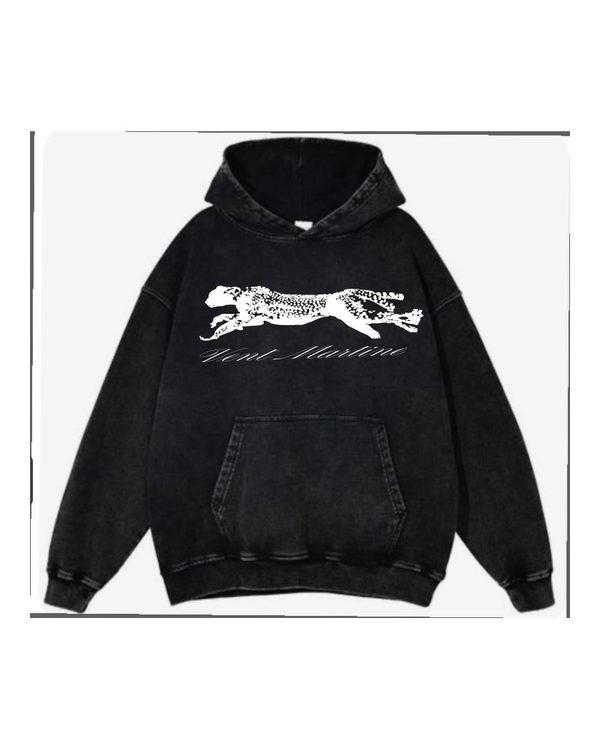 Drop 01 — Vent Martine Original Hoodie in Acid Washed Noir